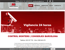 Tablet Screenshot of controlmontero.com